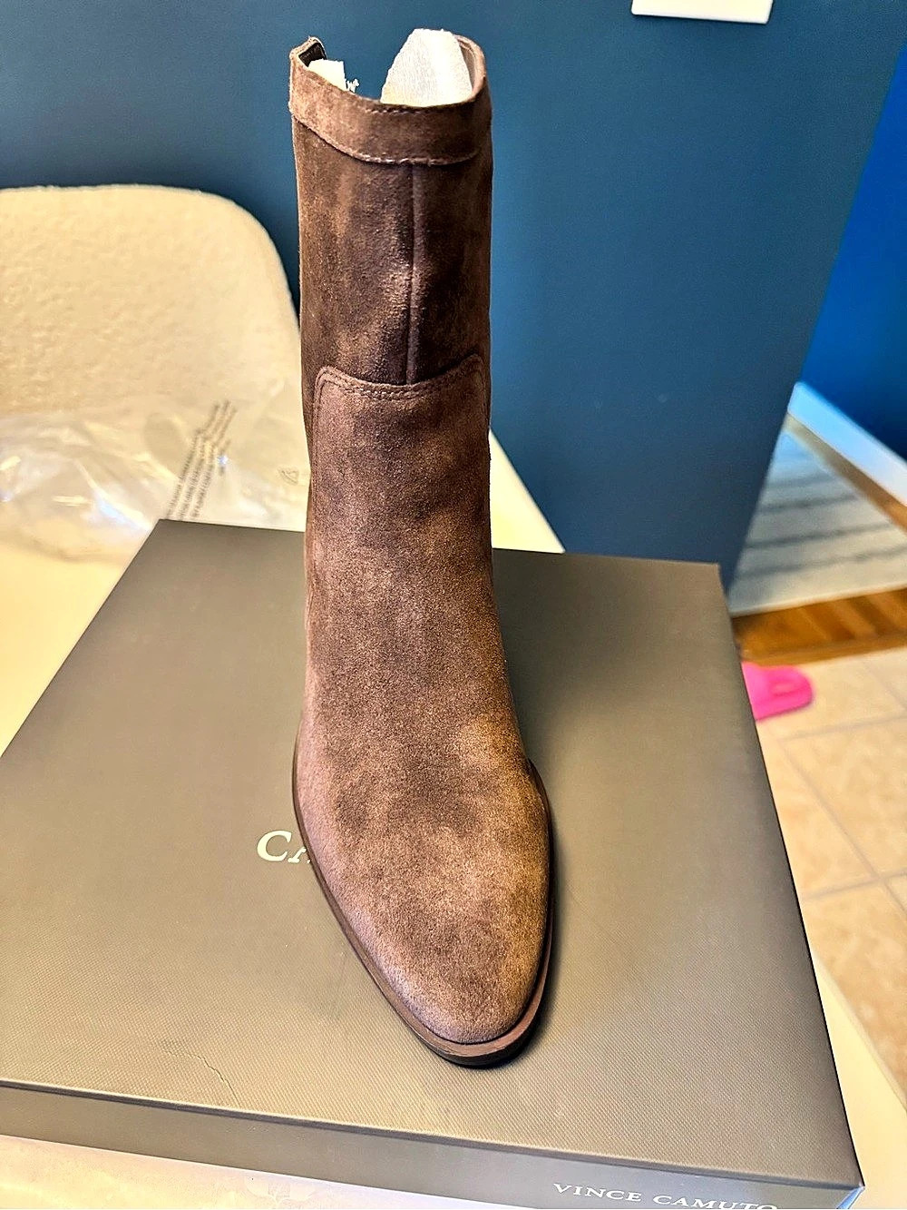 Vince Camuto Brown Suede Boots NWT